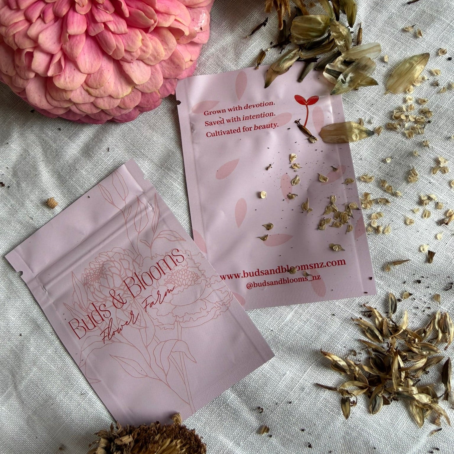 Zinnia Seeds - Buds and Blooms Farm Blend